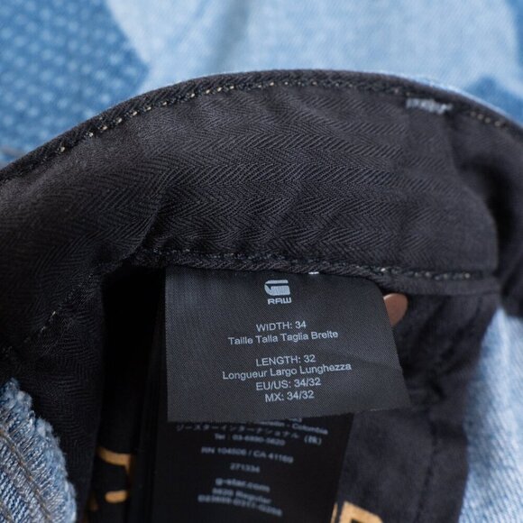 G-Star Elwood Jeans Limited Edition 3D Denim Dance Maxwell Vice Unisex 34x32 - Picture 11 of 16